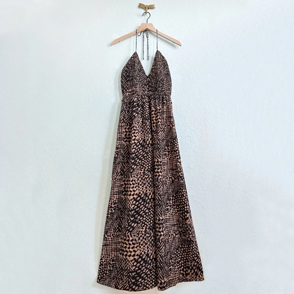 NWT•VICI•Boho Halter Neck Jumpsuit•Size Medium - Picture 13 of 16